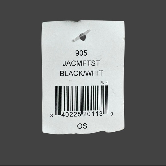 Jocelyn Women’s Black & White Fur Knit Fingerless Gloves Sz OS - Picture 11 of 13